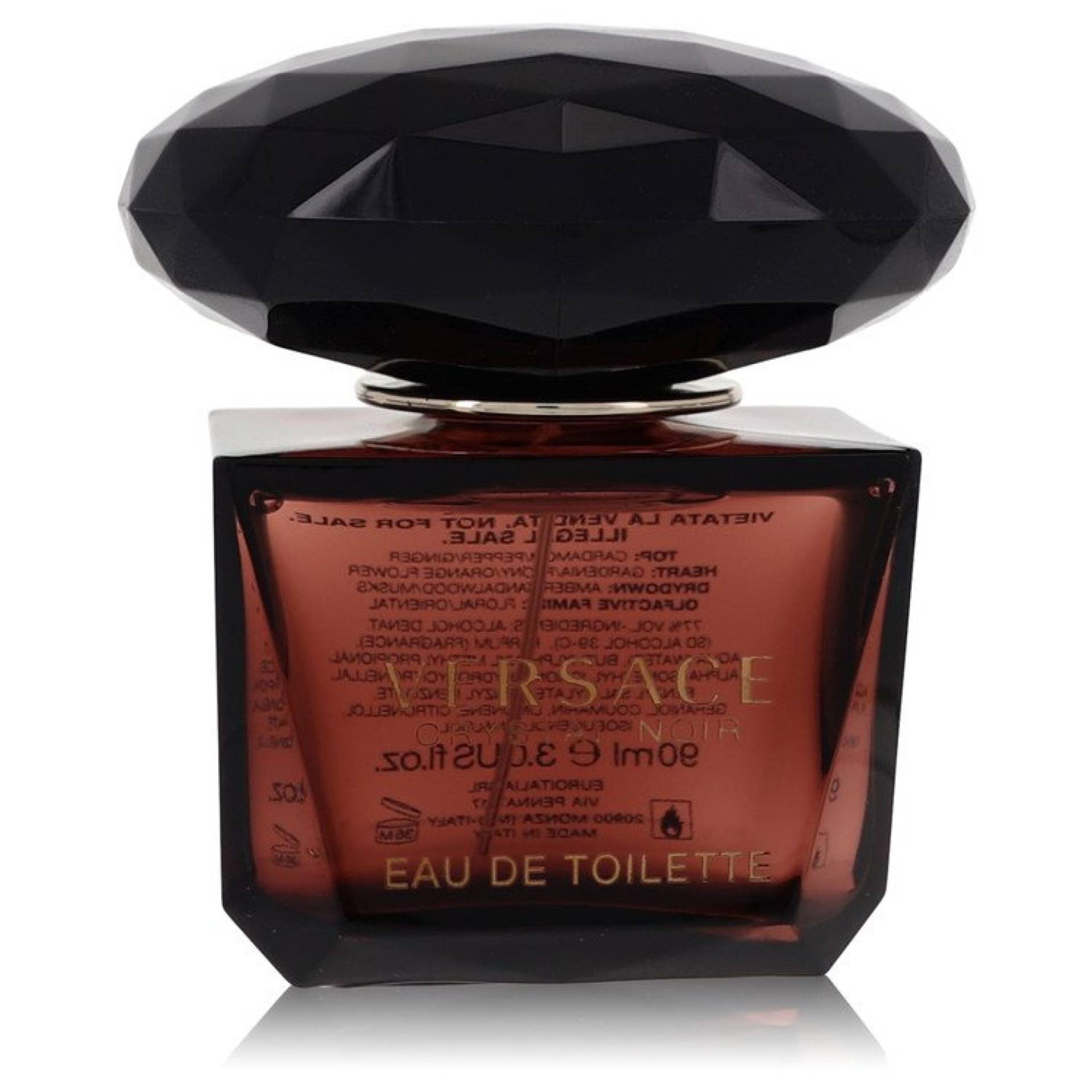 Versace Crystal Noir Eau De Toilette Spray (Tester) 90 ml von Versace