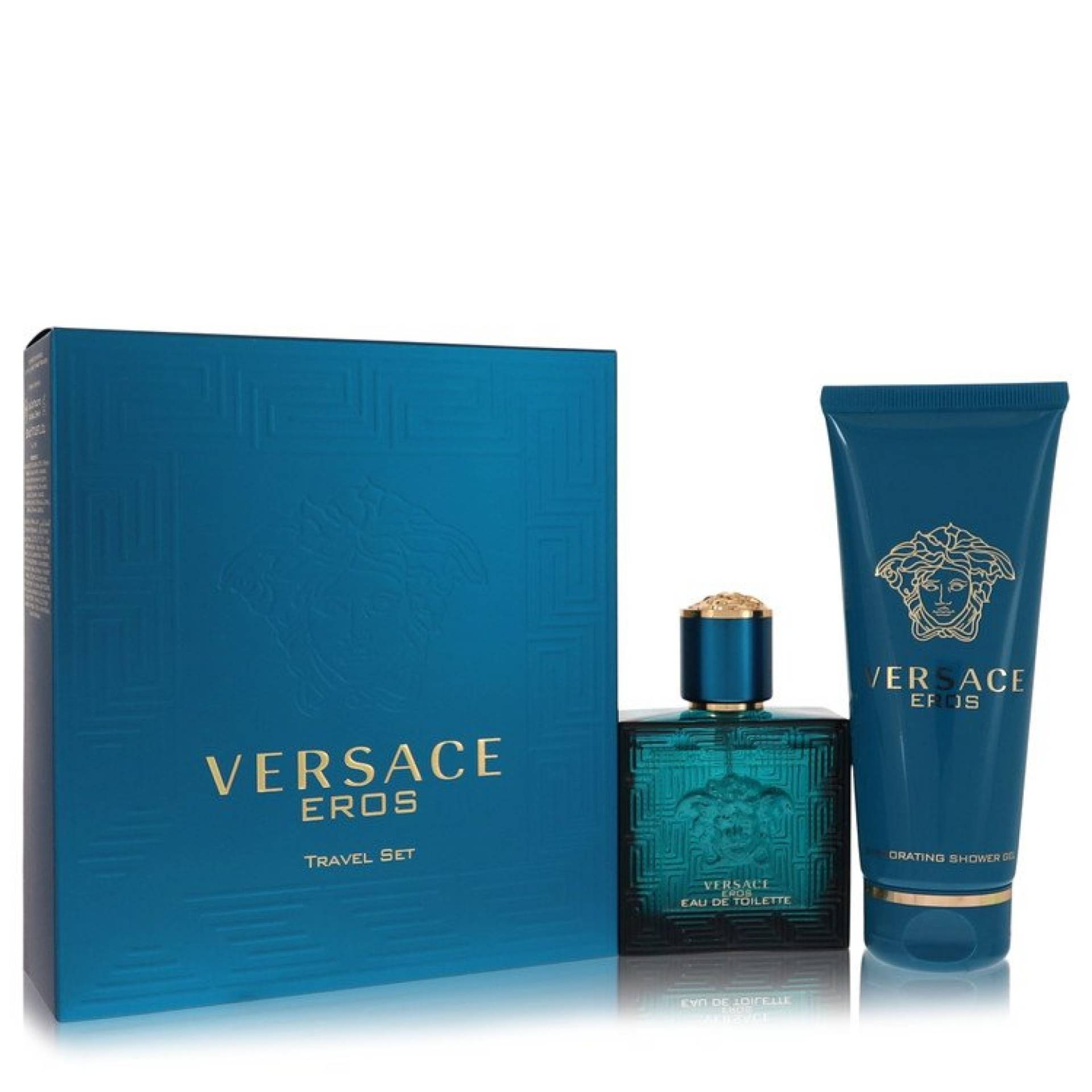 Versace Eros Gift Set -- 50 ml Eau De Toilette Spray + 100 ml Shower Gel von Versace