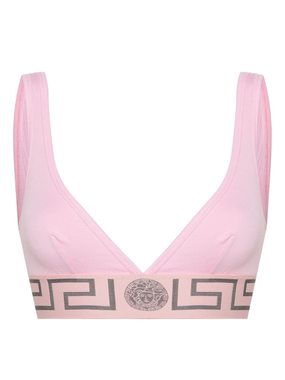 Versace Greca Border bralette - Pink von Versace