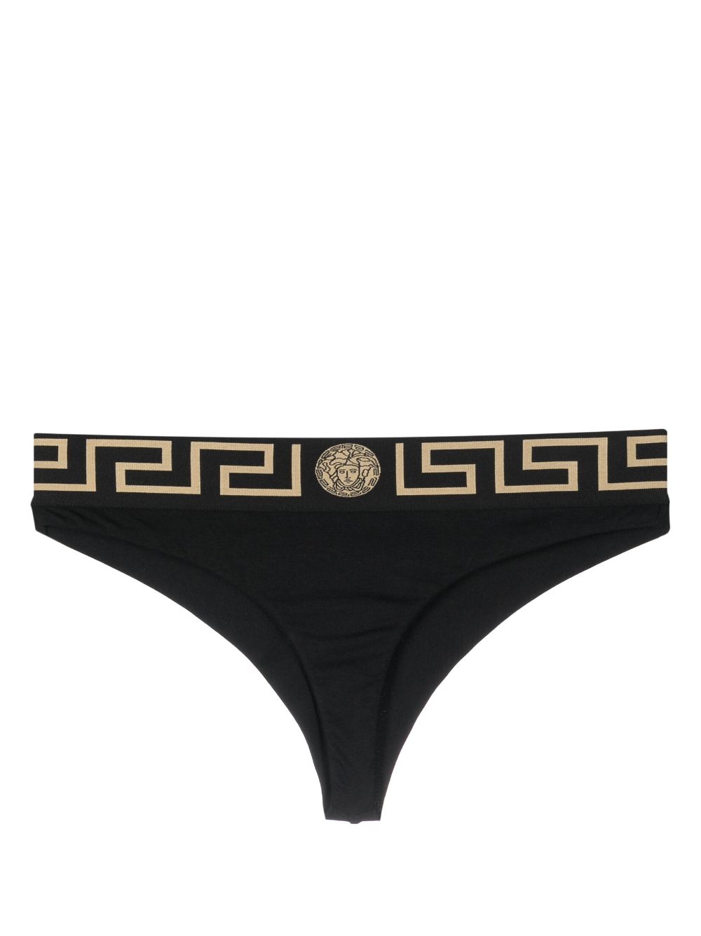 Versace Greca Border briefs - Black von Versace