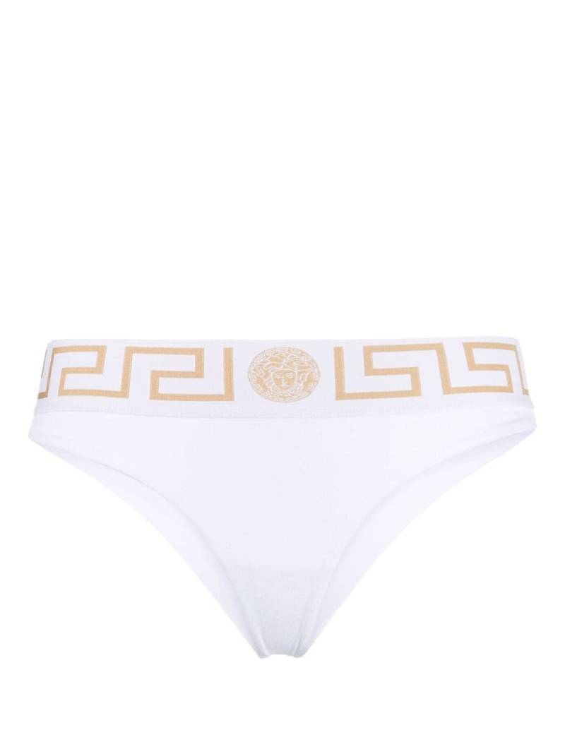 Versace Greca Border briefs - White von Versace