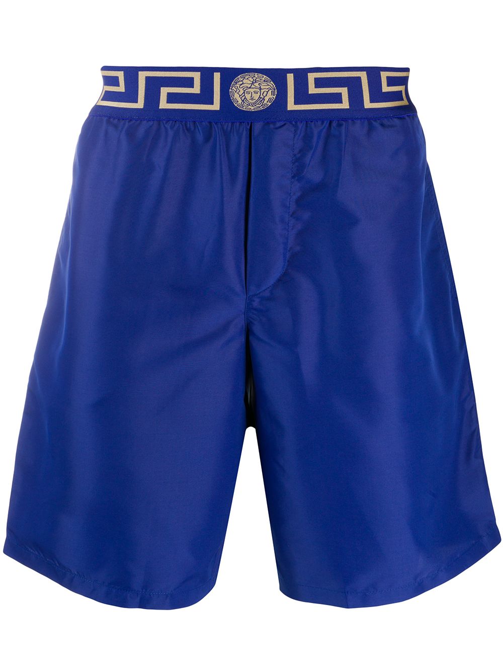 Versace Greca Border swim shorts - Blue von Versace