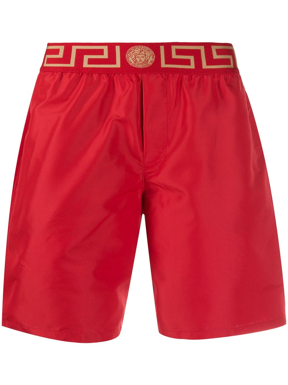 Versace Greca Border swim shorts - Red von Versace