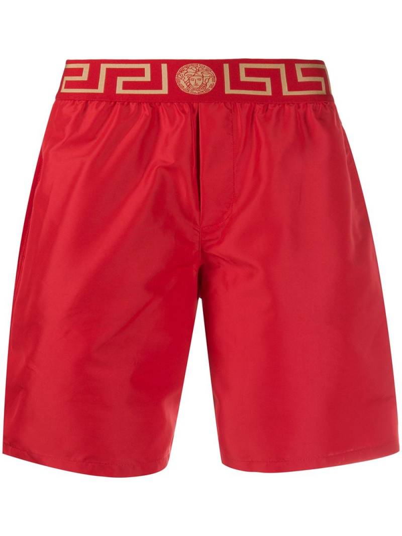 Versace Greca Border swim shorts - Red von Versace