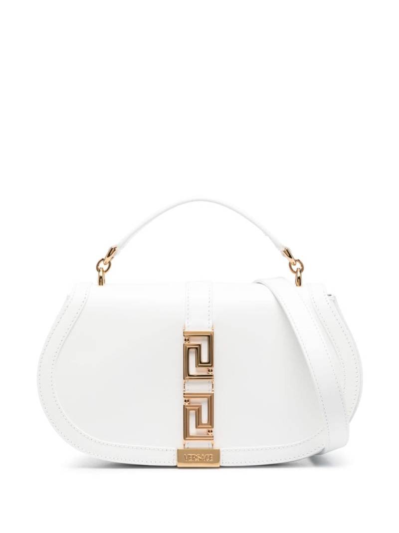 Versace Greca Goddess leather shoulder bag - White von Versace