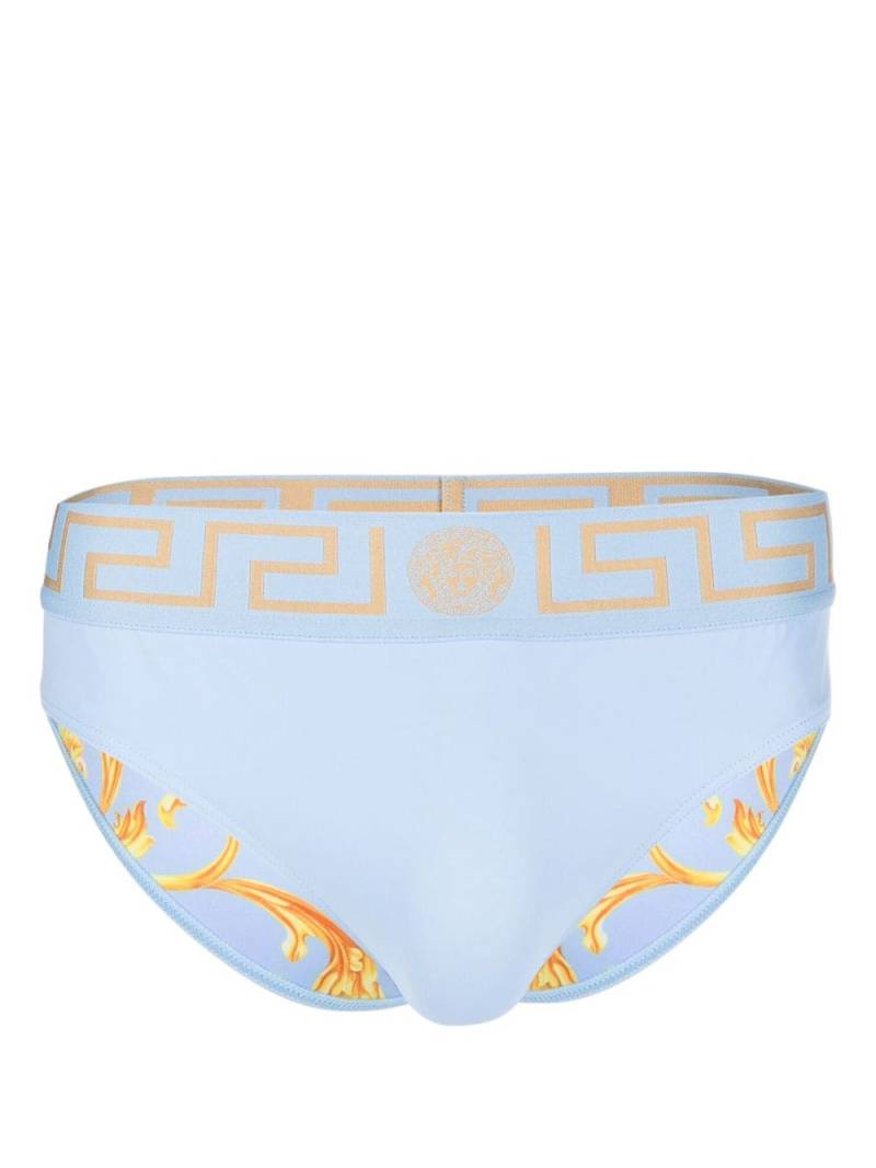 Versace Greca Border swim briefs - Blue von Versace