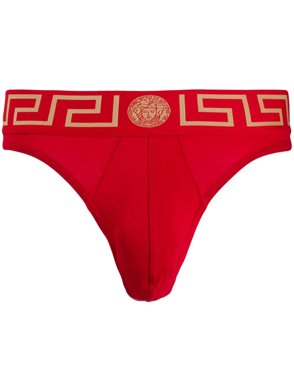 Versace Greca Border thong - Red von Versace