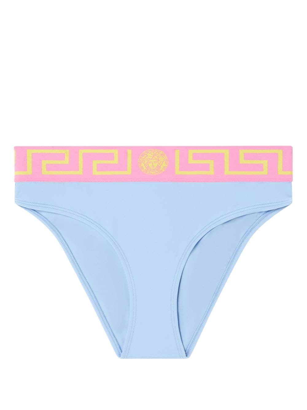 Versace Greca-detail bikini bottoms - Blue von Versace
