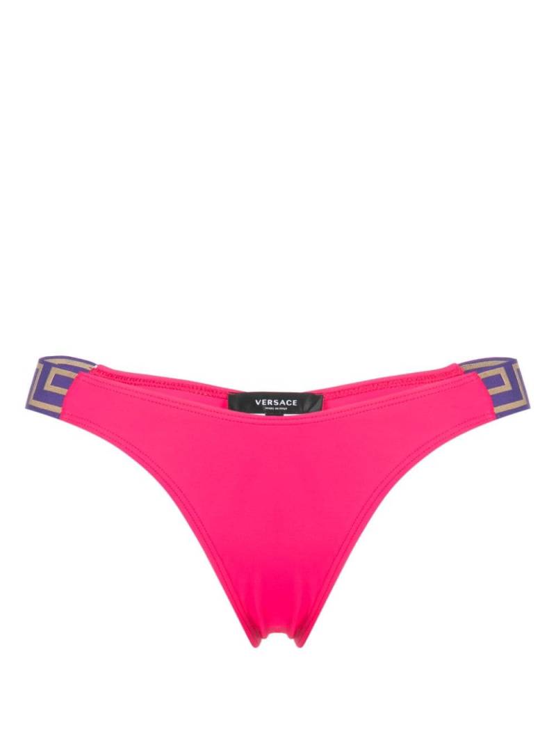 Versace Greca-detail bikini bottoms - Pink von Versace