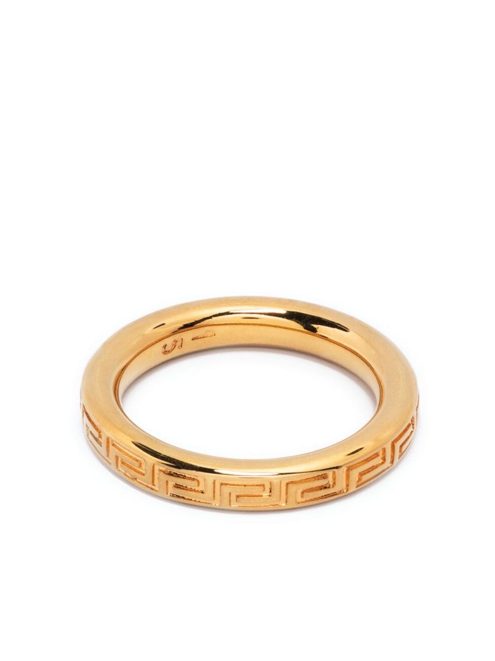 Versace Greek Key band ring - Gold von Versace