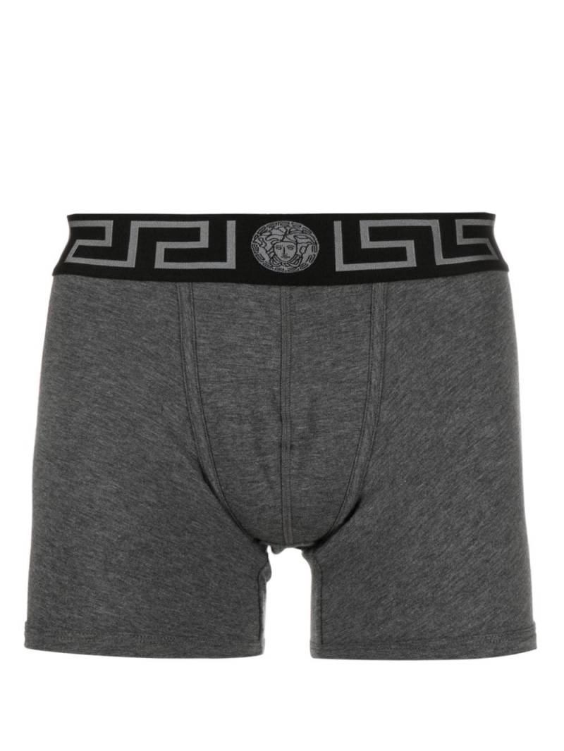 Versace Greca jersey boxers - Grey von Versace