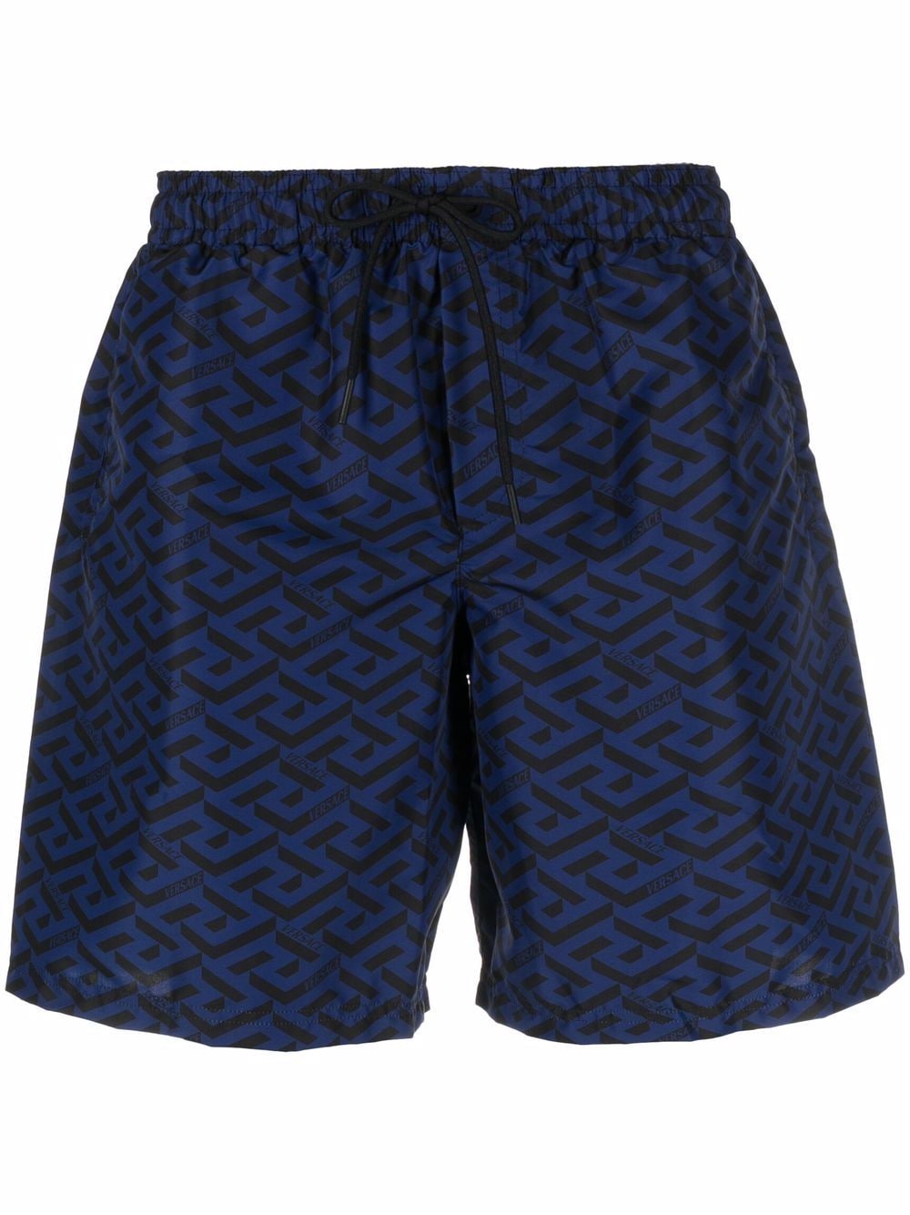 Versace Greca logo-print swim shorts - Blue von Versace