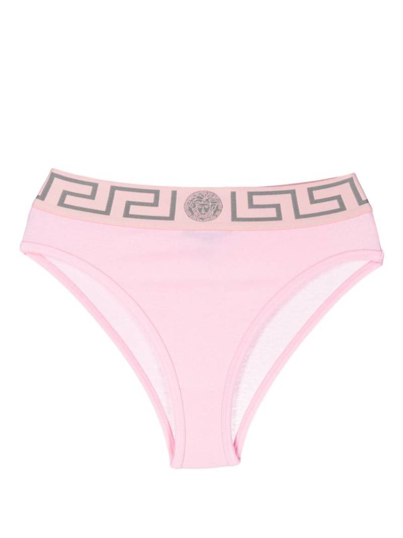 Versace Greca-patterned waistband briefs - Pink von Versace