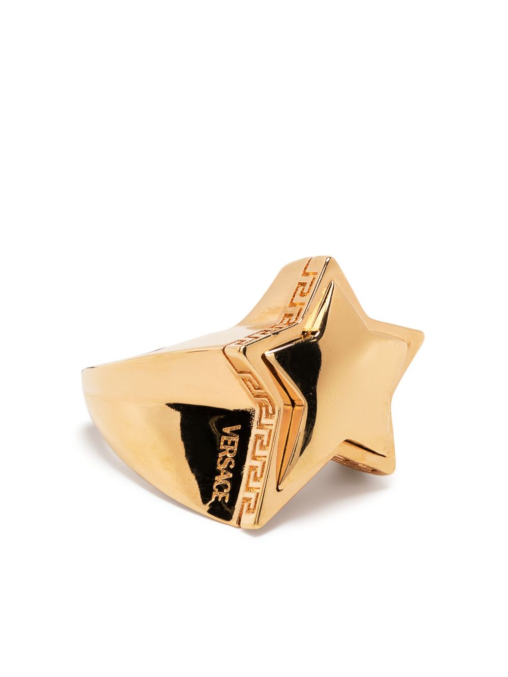Versace Greca star-shaped ring - Gold von Versace