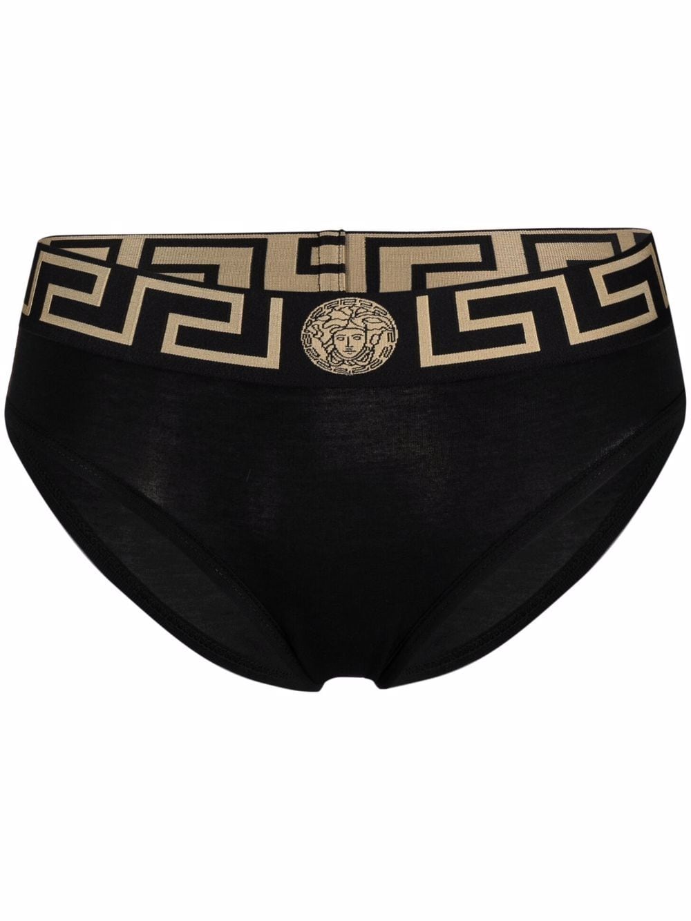 Versace Greca Border briefs - Black von Versace