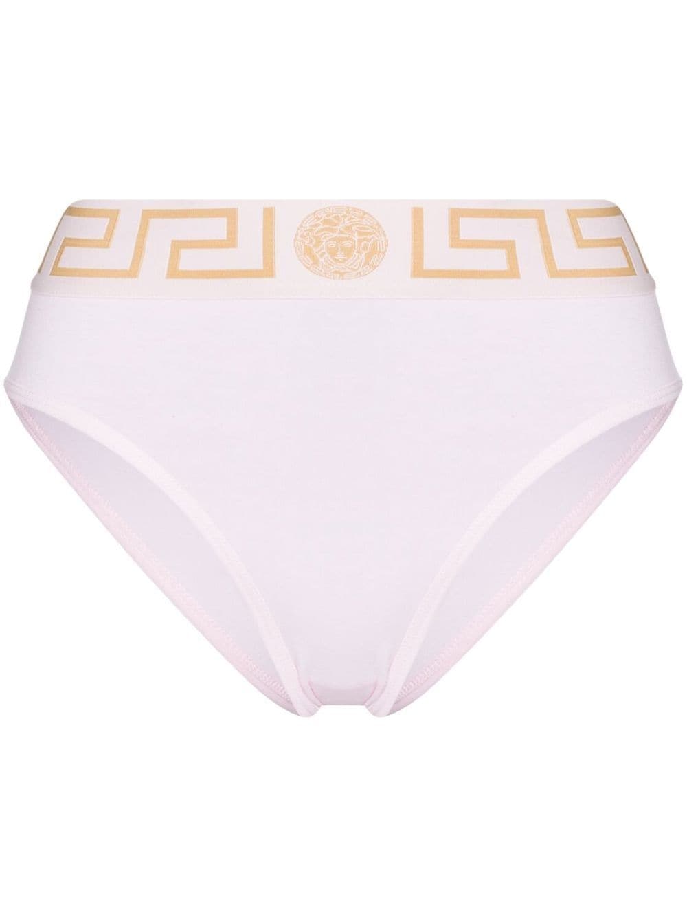 Versace Greca-waistband briefs - Pink von Versace