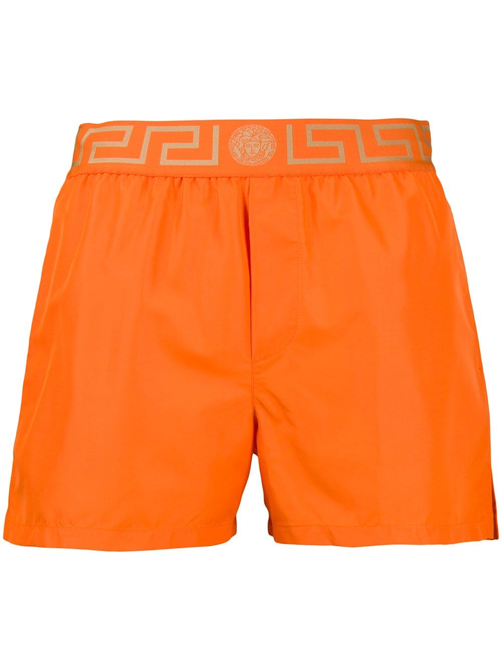 Versace Greca Border swim shorts - Orange von Versace