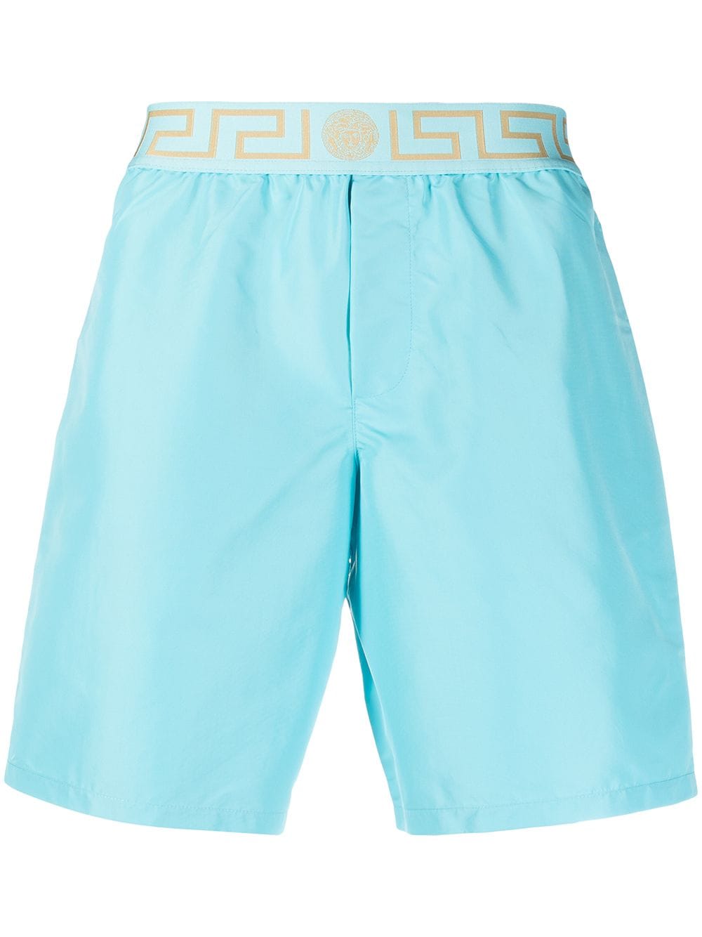 Versace Greca Border swim shorts - Blue von Versace