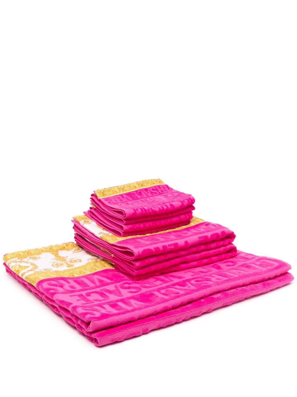 Versace I Love Baroque bath set (set of five) - Pink von Versace