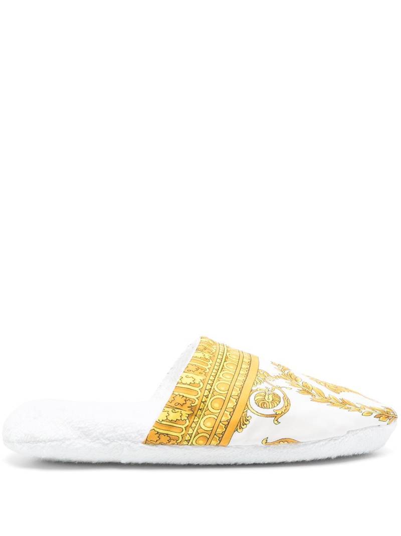 Versace I Love Baroque slippers - White von Versace