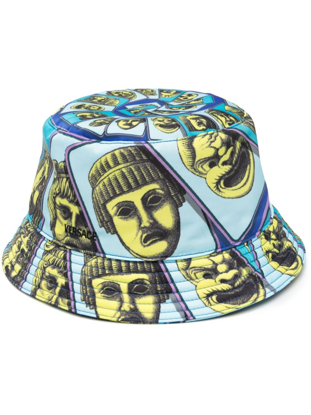 Versace La Maschere bucket hat - Blue von Versace