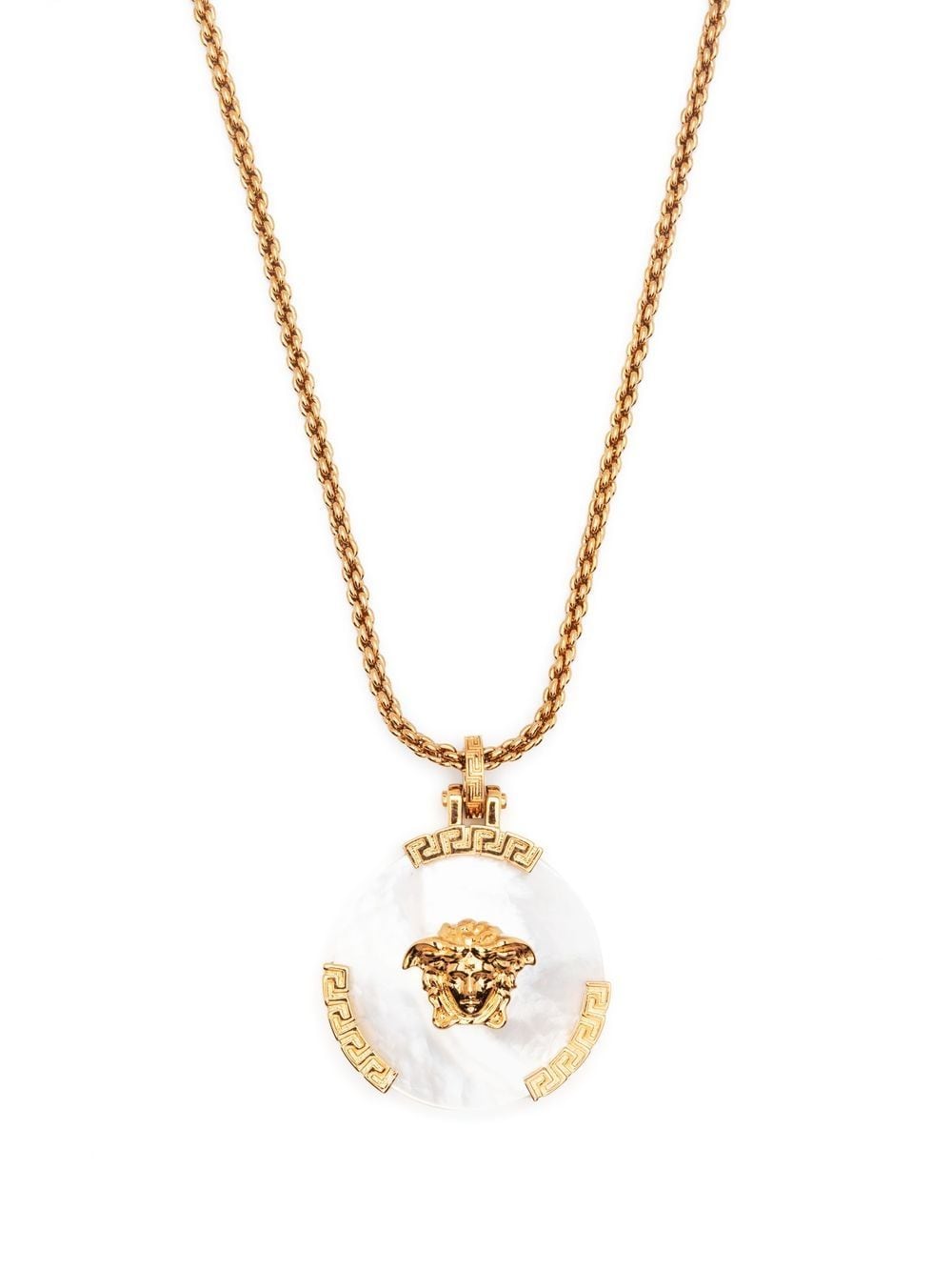 Versace La Medusa Mother of Pearl Necklace - Gold von Versace