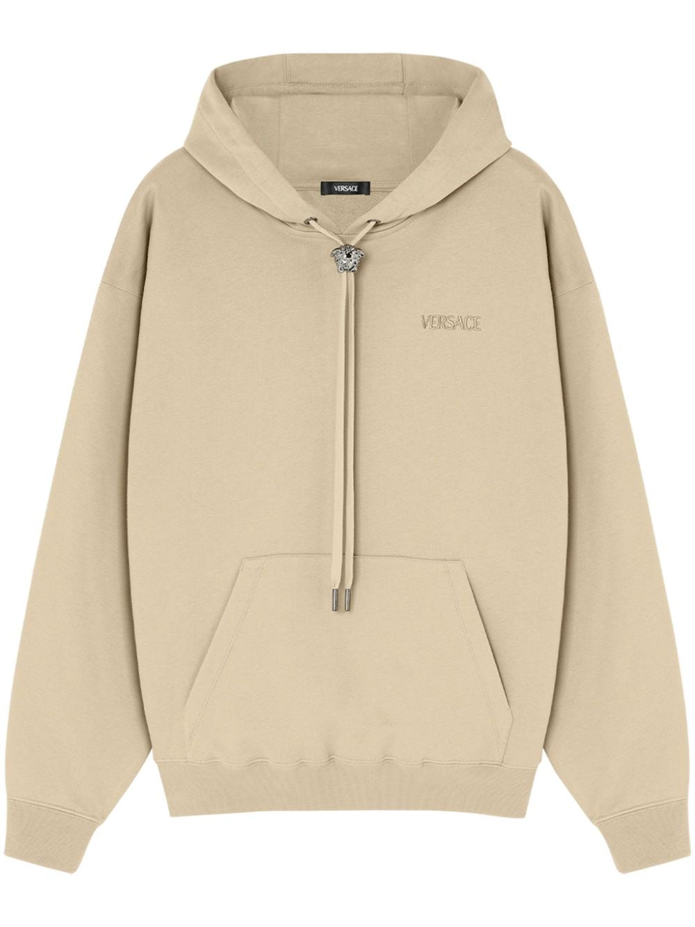 Versace La Medusa cotton hoodie - Neutrals von Versace