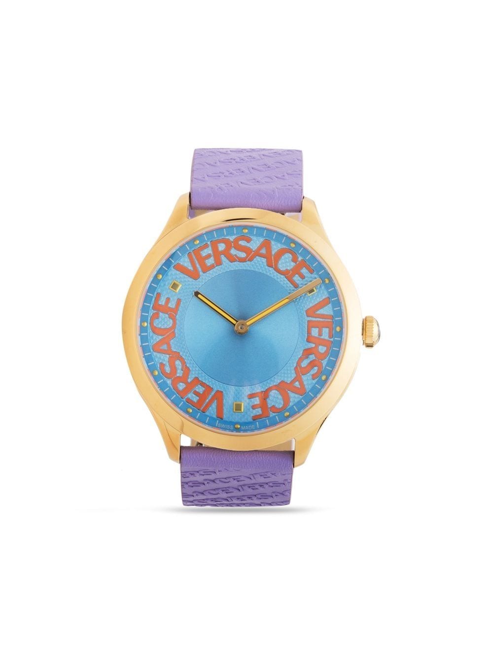 Versace Logo Halo 38mm - Blue von Versace