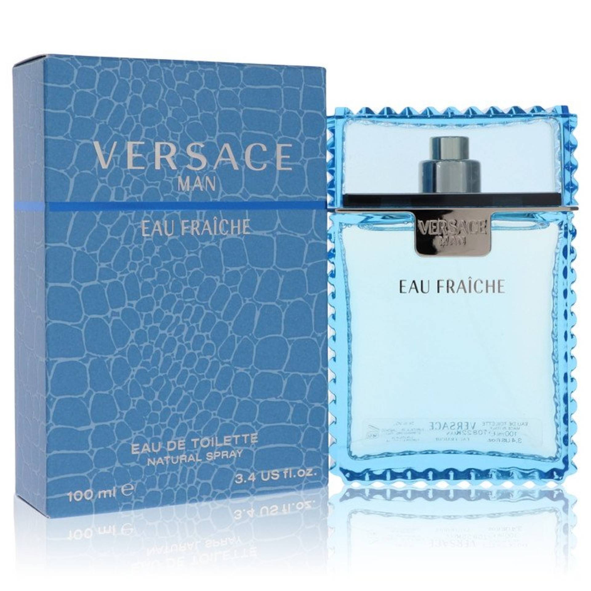 Versace Man Eau Fraiche Eau De Toilette Spray (Blue) 100 ml von Versace