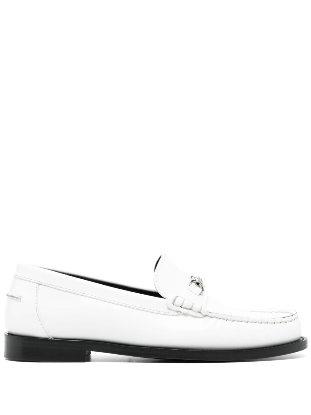 Versace Medusa '95 leather loafers - White von Versace