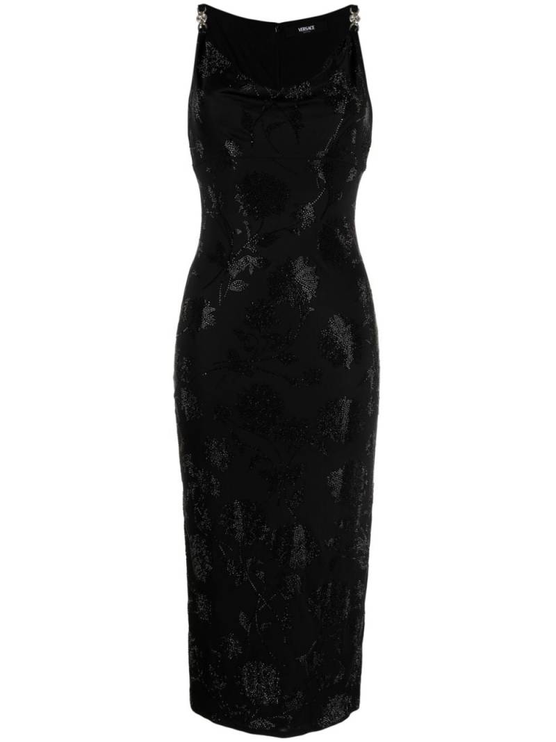 Versace Medusa '95 rhinestone-embellished dress - Black von Versace