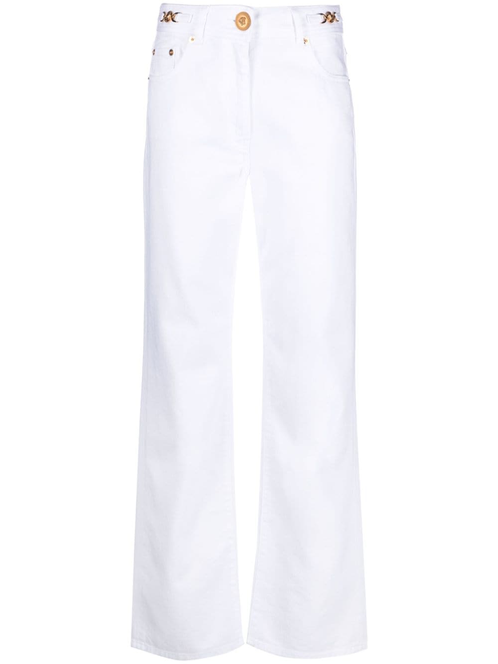 Versace Medusa '95 straight-leg jeans - White von Versace