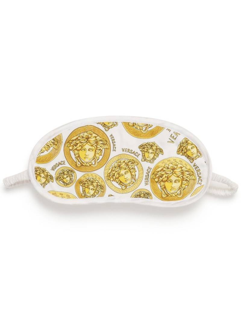 Versace Medusa Amplified eye mask - White von Versace