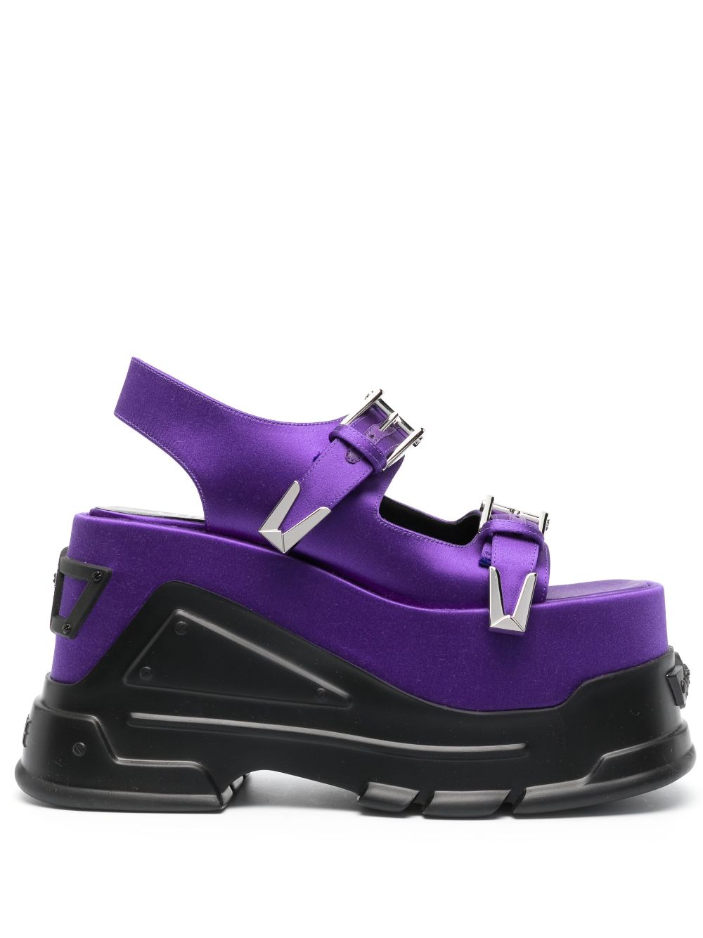 Versace Medusa Anthem platform sandals - Purple von Versace