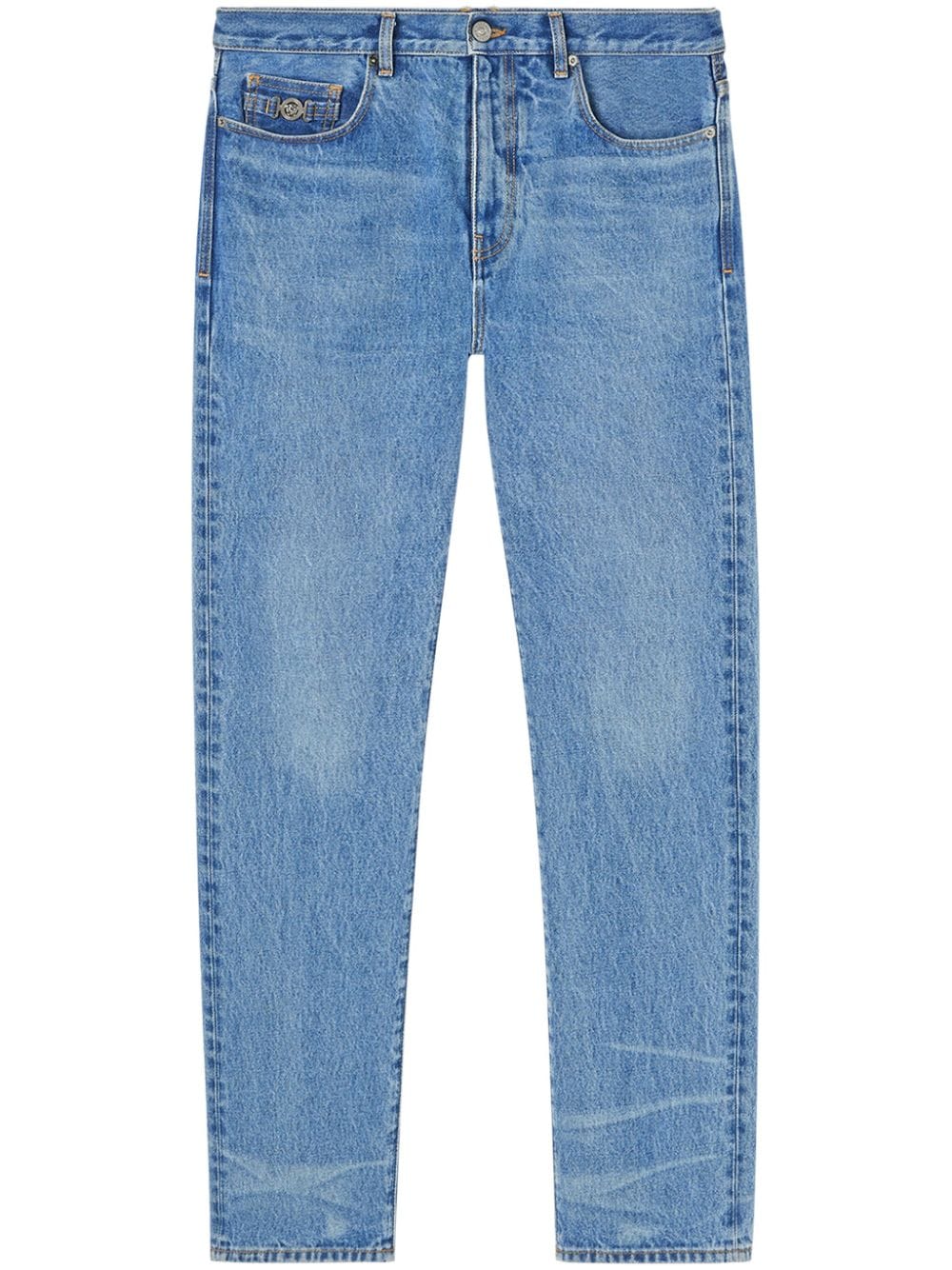 Versace Medusa Biggie straight-leg jeans - Blue von Versace