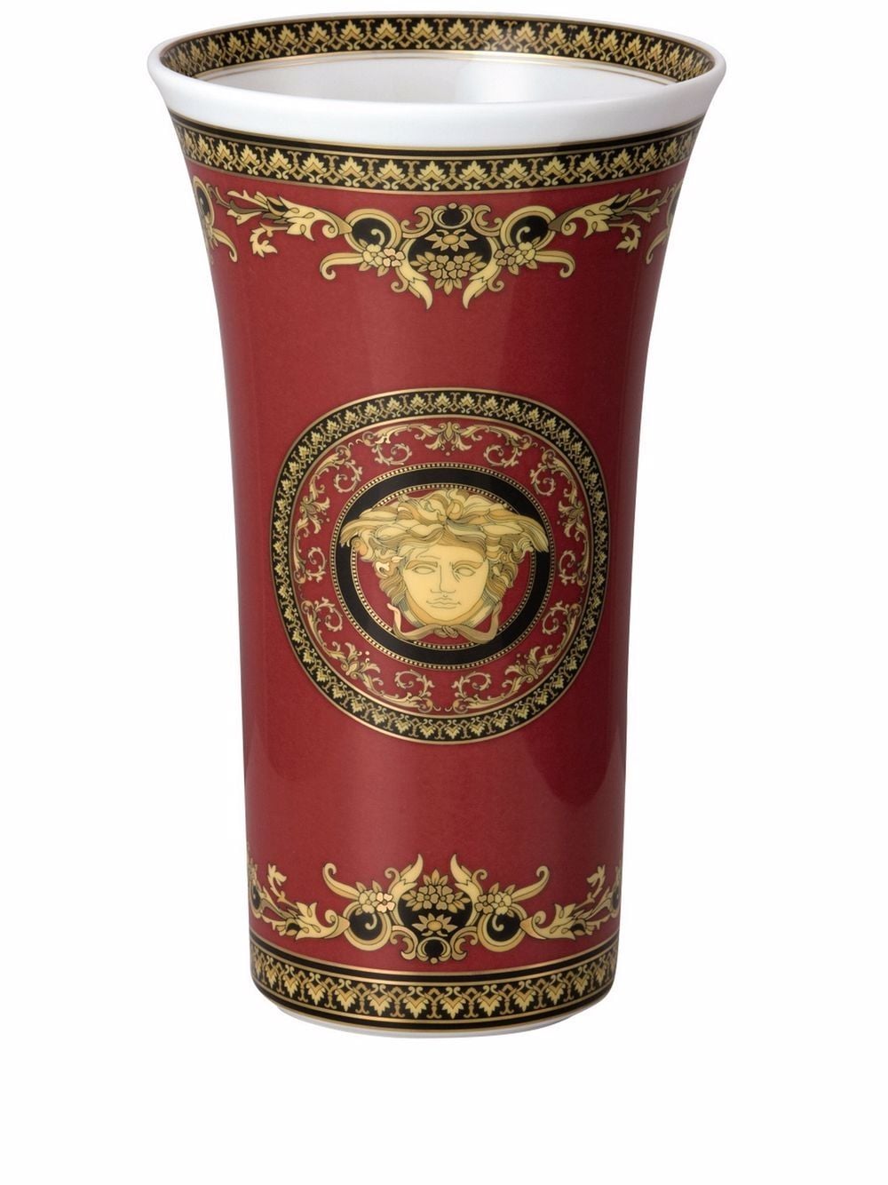 Versace Medusa Collection vase - Red von Versace