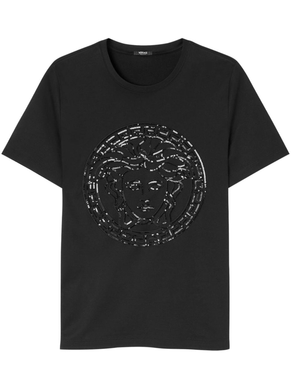 Versace Medusa Head cotton T-shirt - Black von Versace