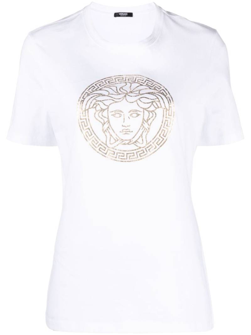 Versace Medusa Head-print cotton T-shirt - White von Versace