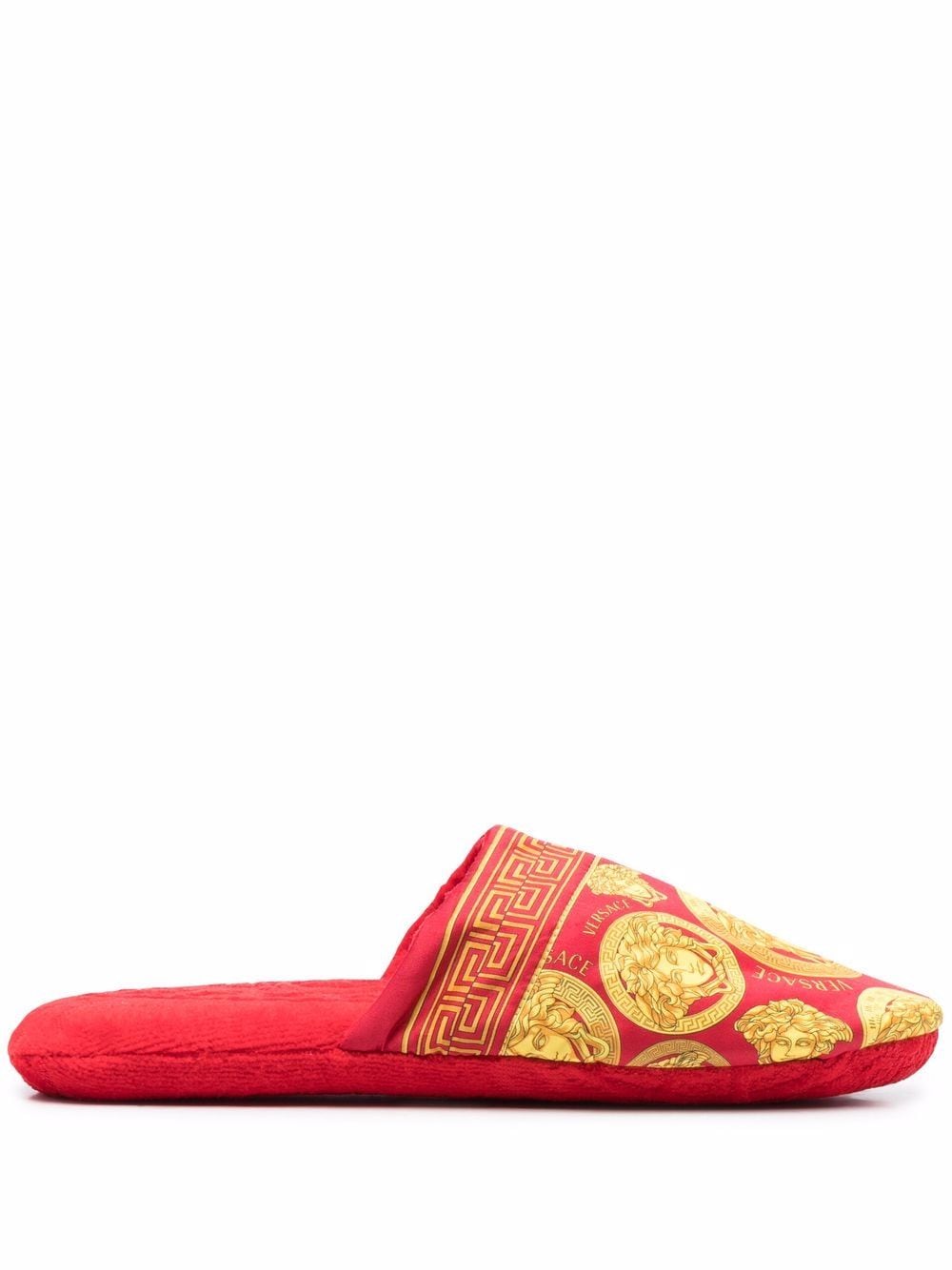 Versace Medusa Head motif slippers - Red von Versace