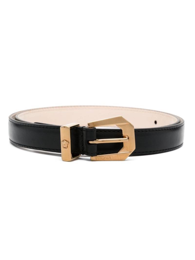 Versace Medusa Heritage leather belt - Black von Versace