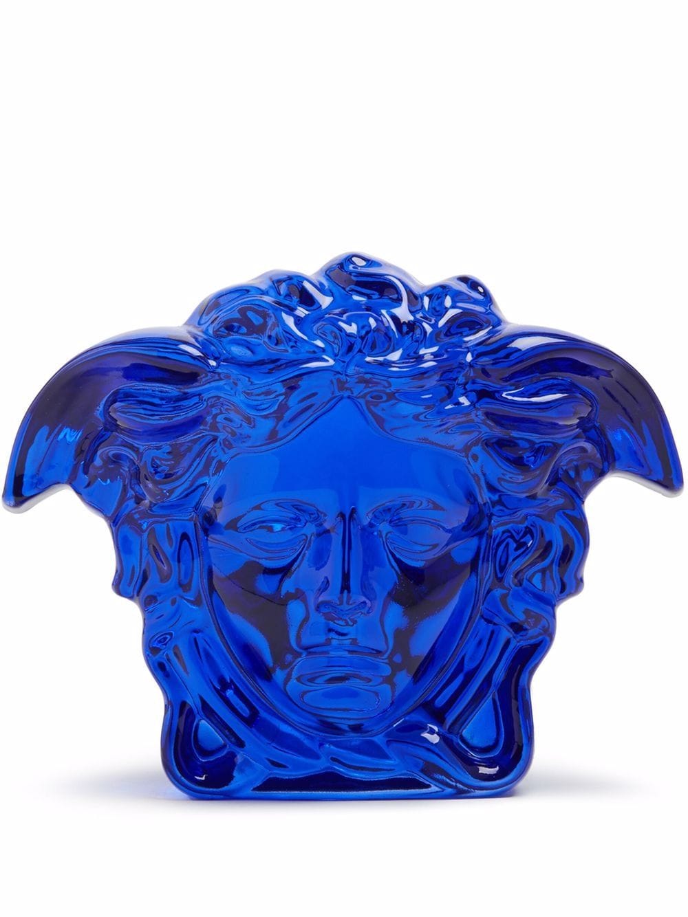 Versace Medusa Lumiere crystal paperweight - Blue von Versace