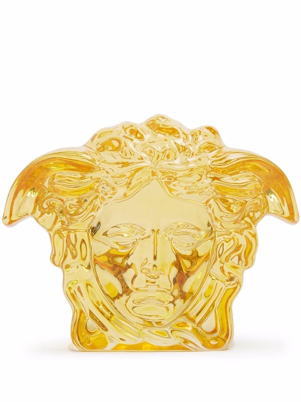 Versace Medusa Lumiere crystal paperweight - Yellow von Versace