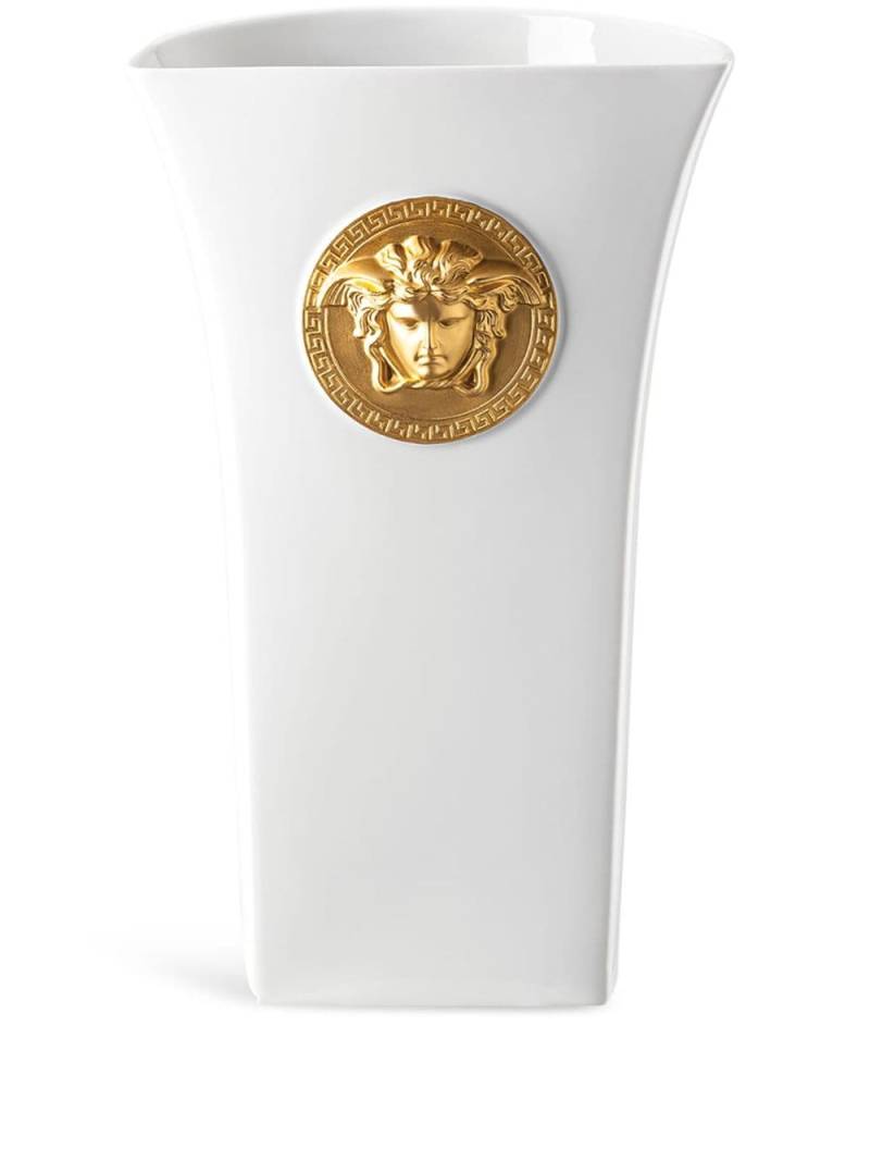 Versace Medusa Madness large vase - White von Versace