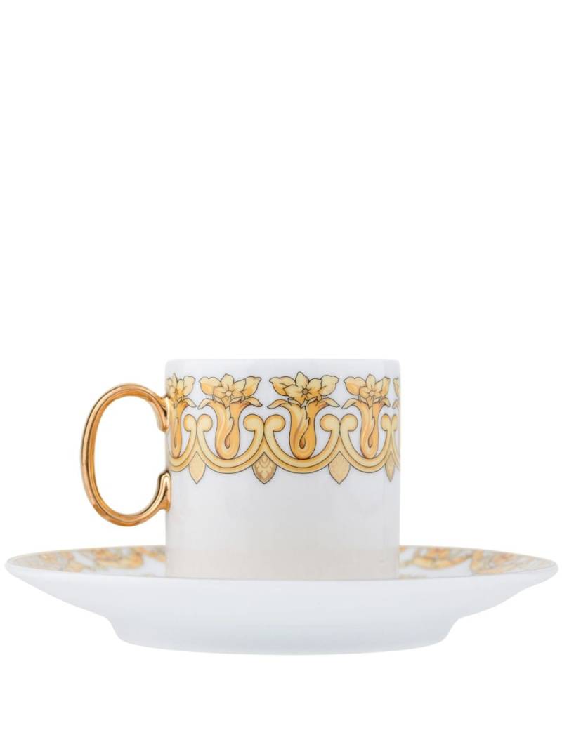 Versace Medusa Rhapsody espresso cup set - White von Versace