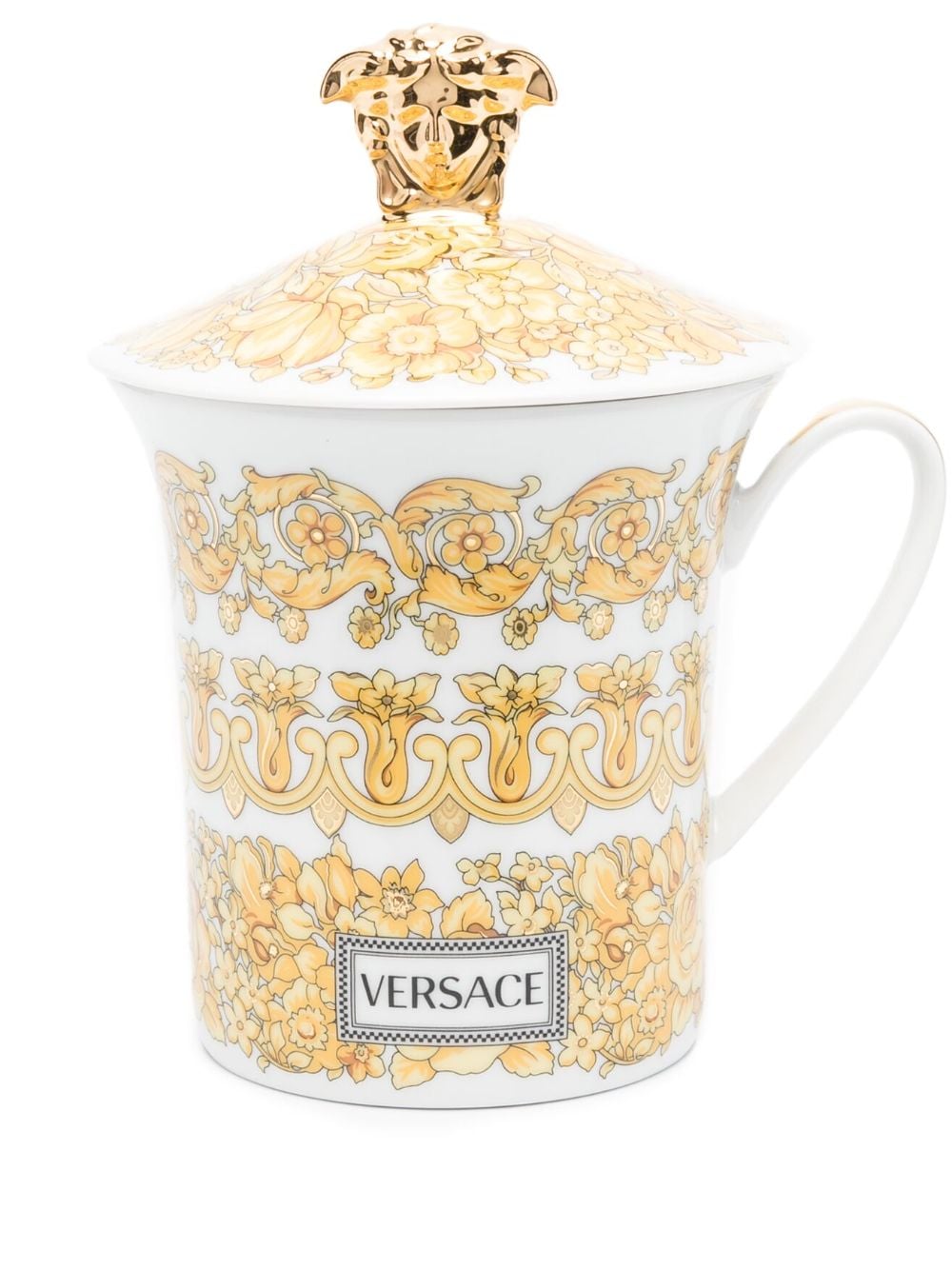 Versace Medusa Rhapsody porcelain mug - White von Versace