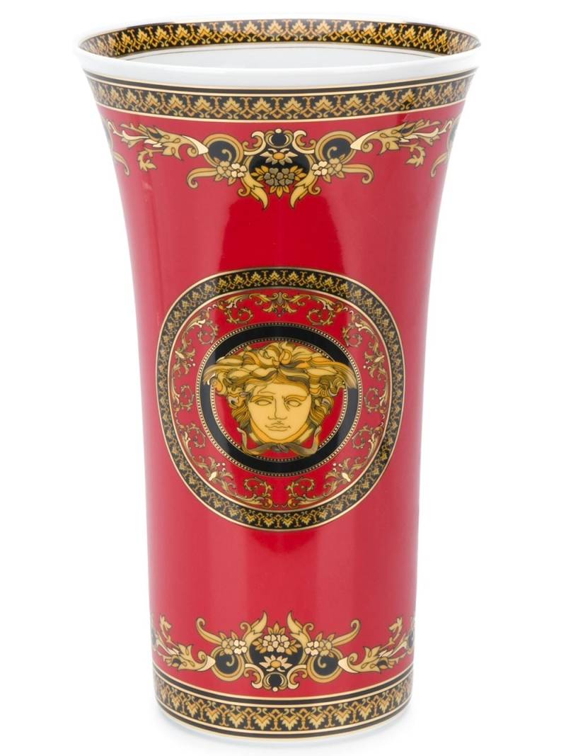 Versace Medusa baroque vase - Red von Versace