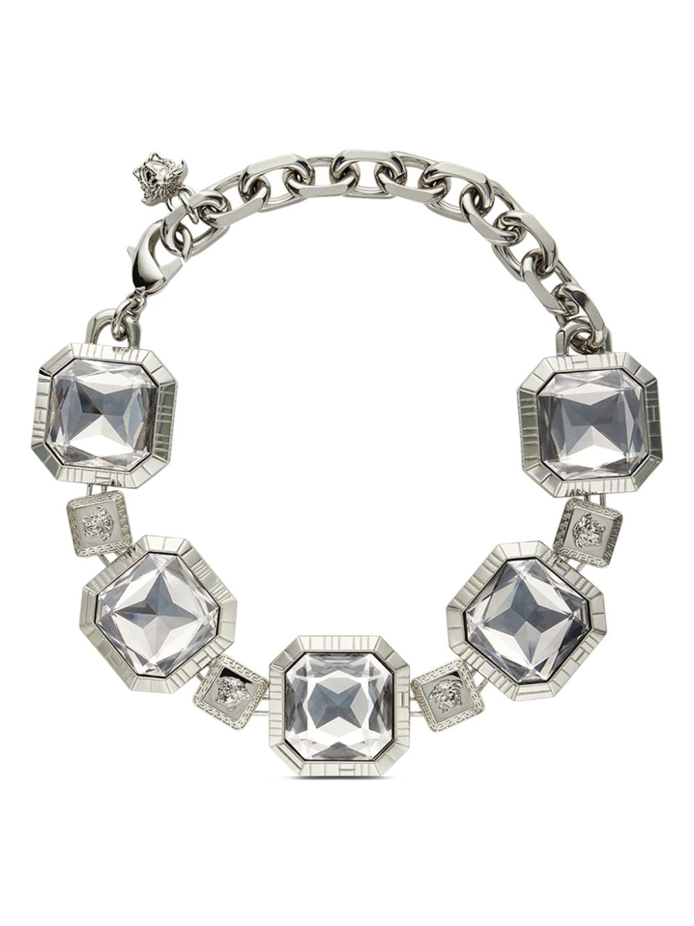 Versace Medusa crystal necklace - Silver von Versace