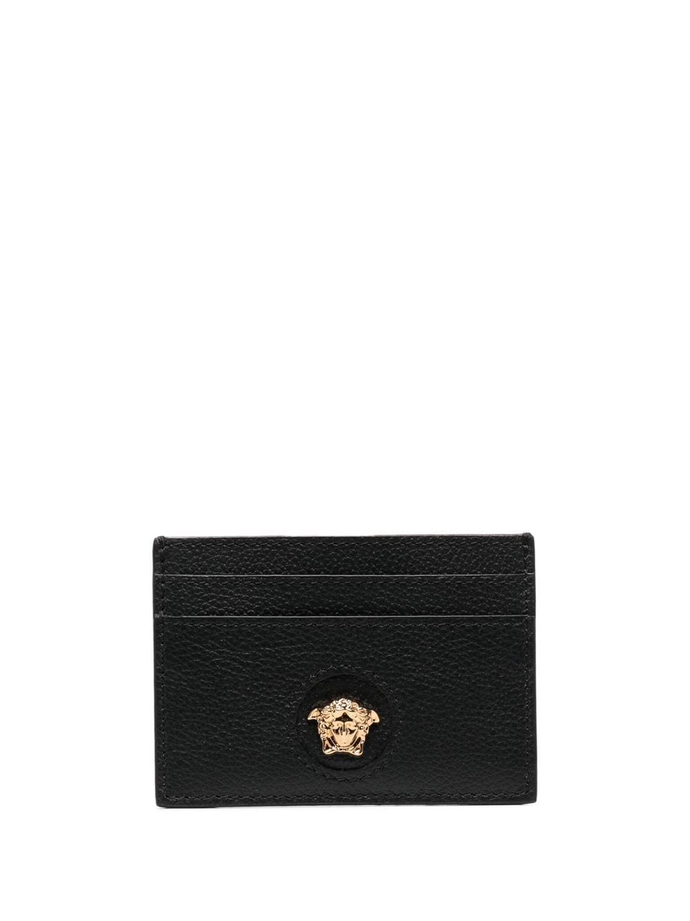 Versace La Medusa leather cardholder - Black von Versace