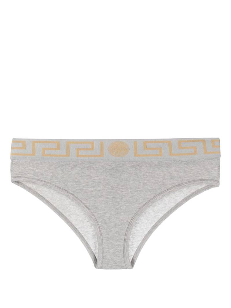 Versace Medusa-jacquard jersey briefs - Grey von Versace