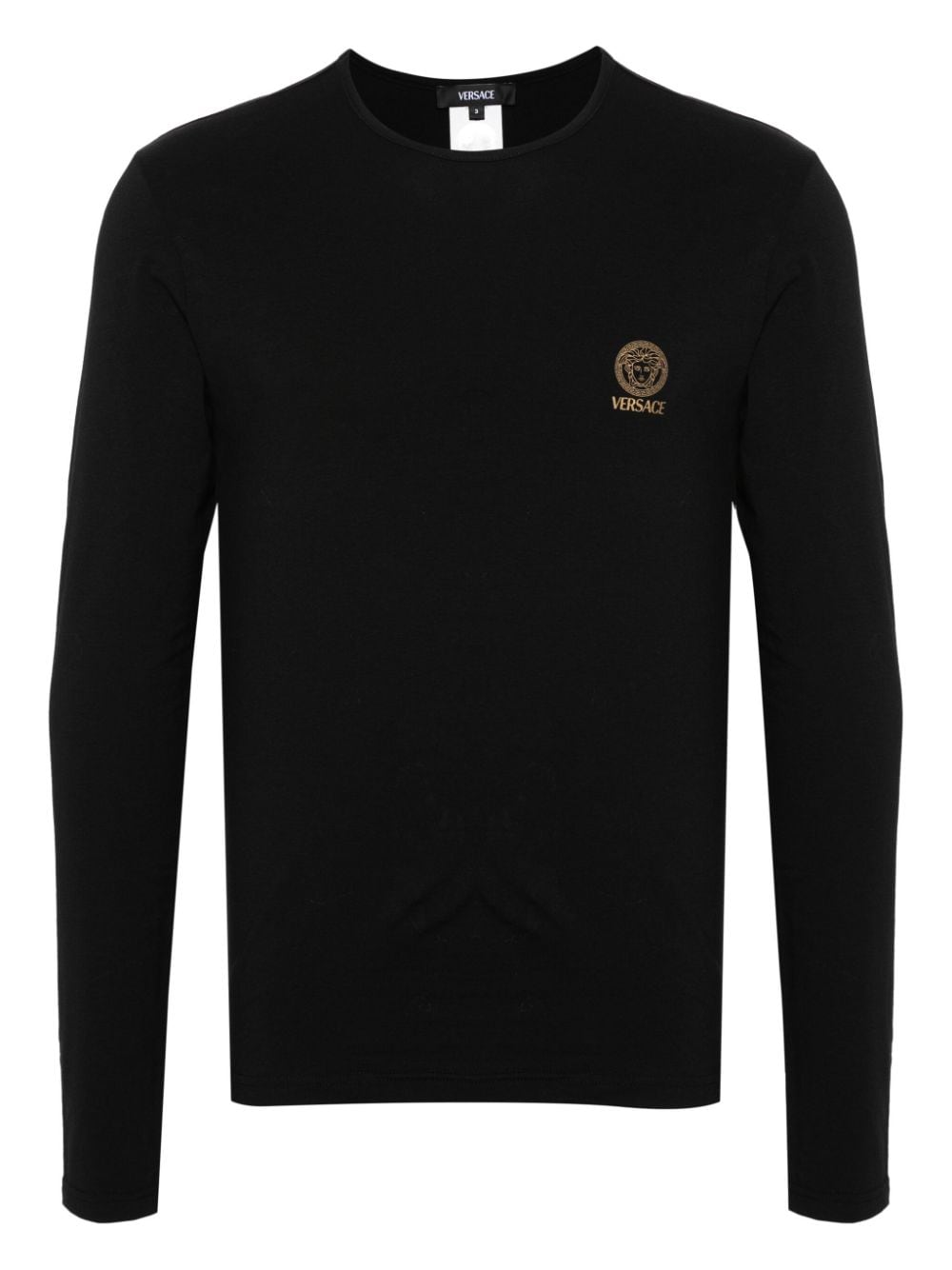 Versace Medusa long-sleeve undershirt - Black von Versace